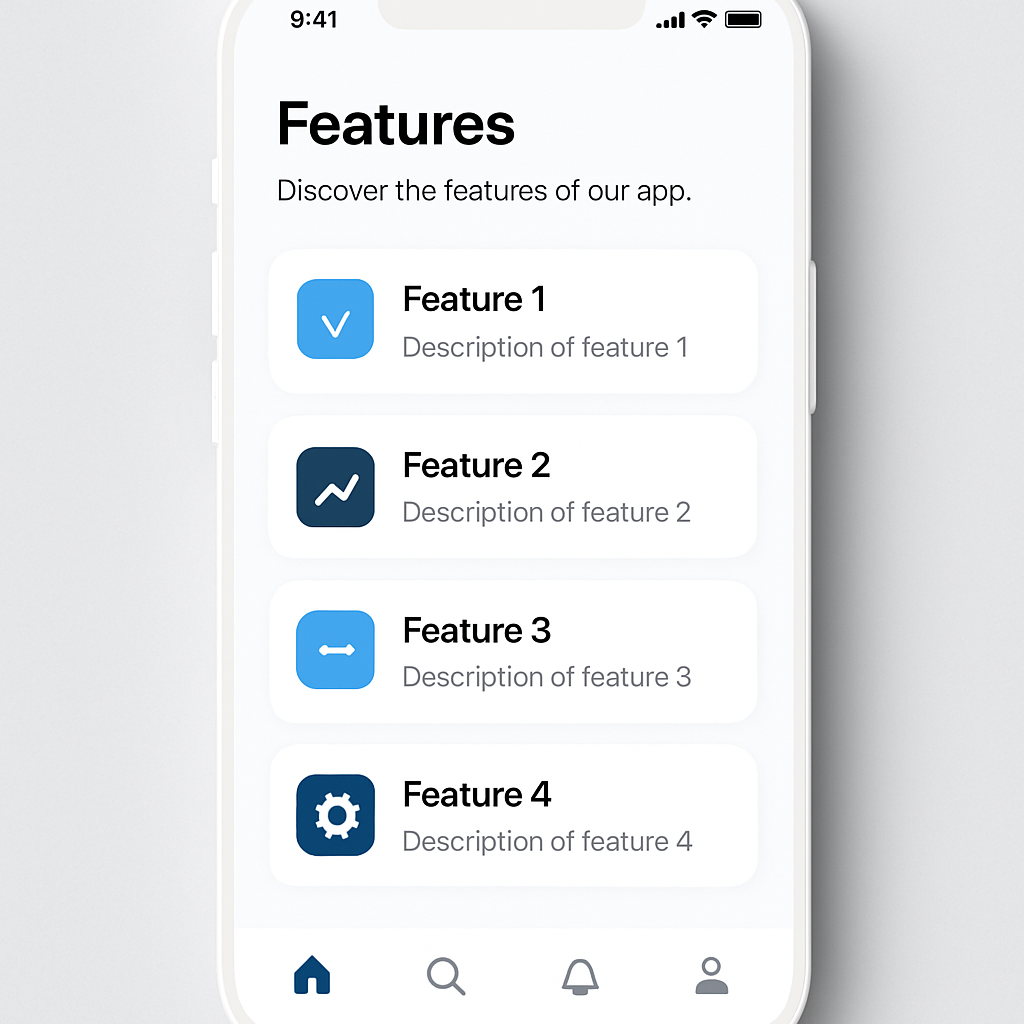 Mobile application interface